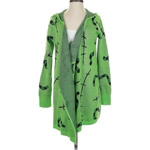 Disney Green Knit Cardigan - The Nightmare Before Christmas